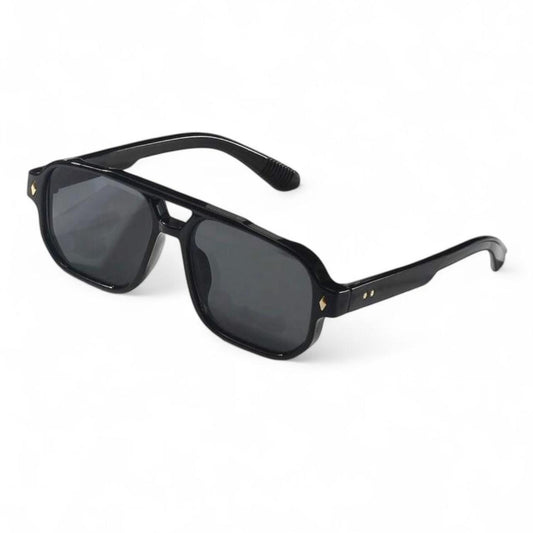 Black Tinted Pilot Sunglasses