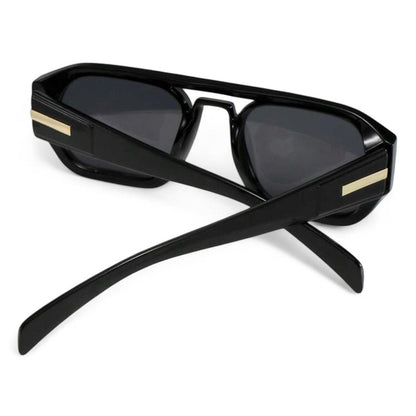 Black & Dark Grey Pilot Sunglasses