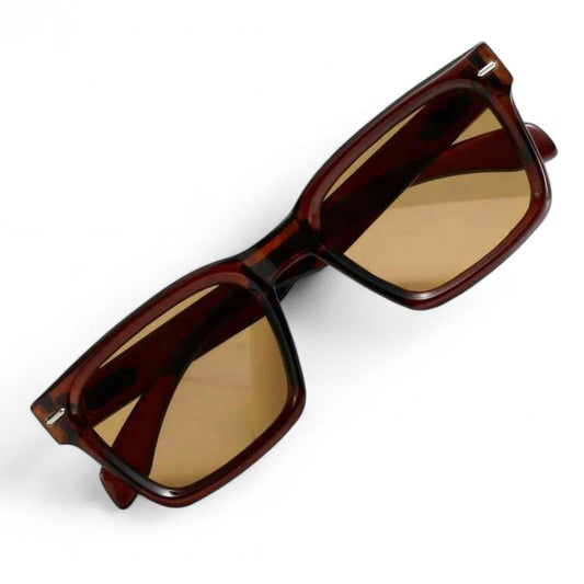 Dark Brown Tinted Sunglasses UV400